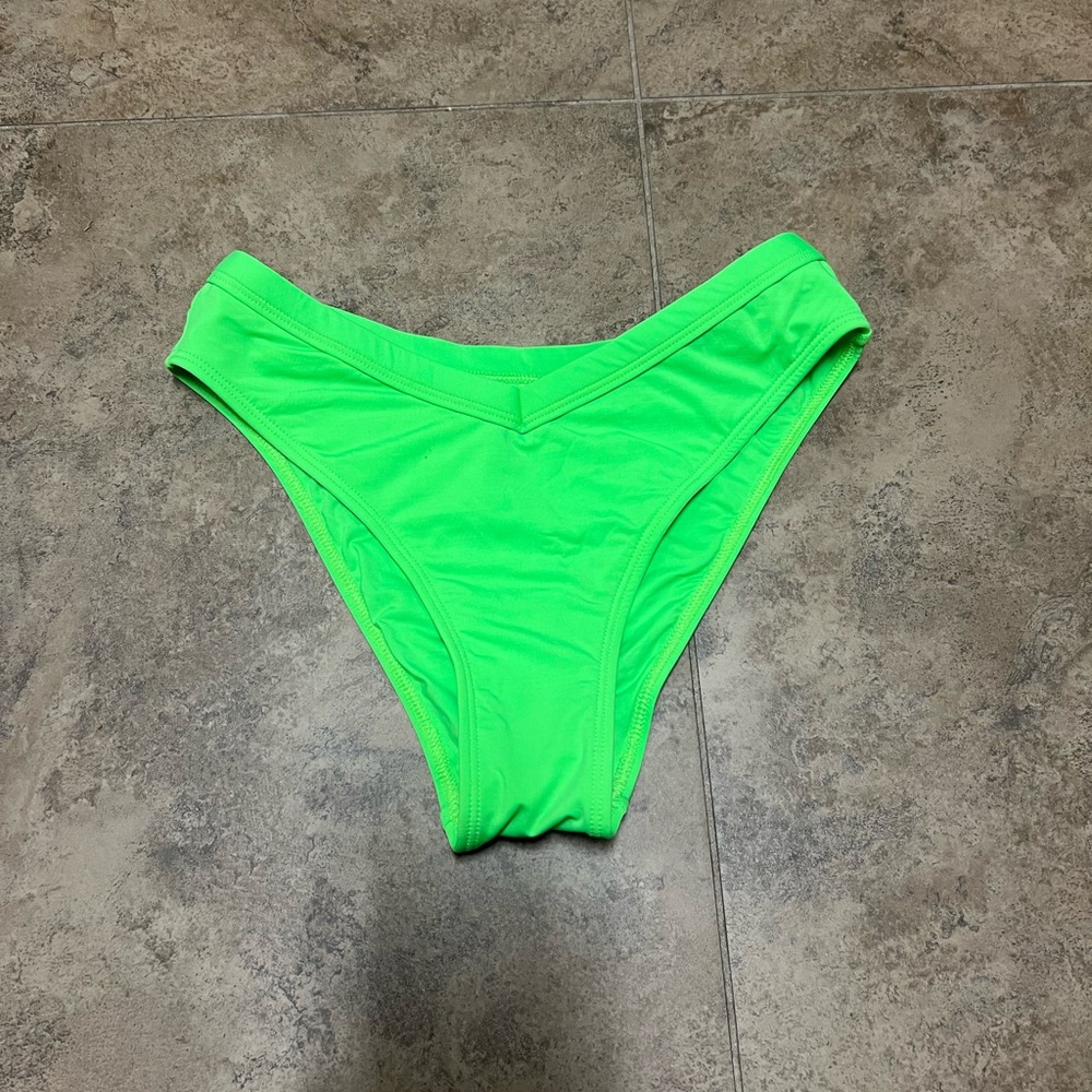 PINK high waisted bathing suit bottoms